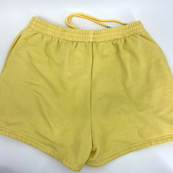 Kittenish by Jessie James Decker Yellow Sweatshorts Drawstring Waist Shorts M - Picture 4 of 11